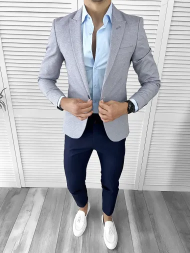Sacou barbati slim fit 045 P20-2.3